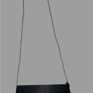 Kate Landry Black Crossbody Bag with Chain Strap